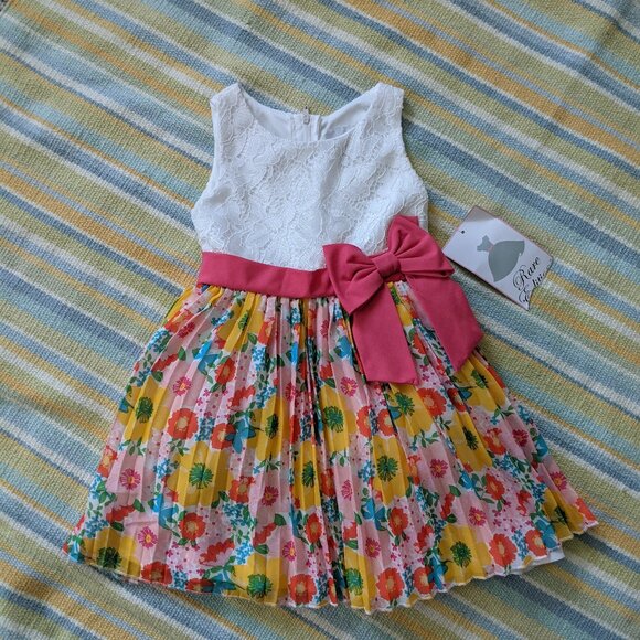 ⭐ 🆕 New Rare Editions floral Spring/Easter/Mother's day dress 2T - Picture 1 of 15